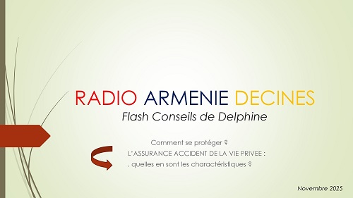 RADIO ARMENIE DECINES ACCIDENT DE LA VIE PRIVEE