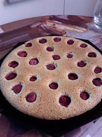 Financier aux framboise de Sonia