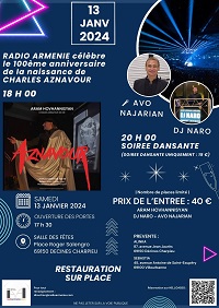 100ans CA Soirée DJ Radio Arménie site